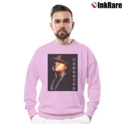 Men’s Jadakiss Rap Hip Hop Bandit Crewneck Sweatshirt in light pink | Cozy Fabric, Clean Style