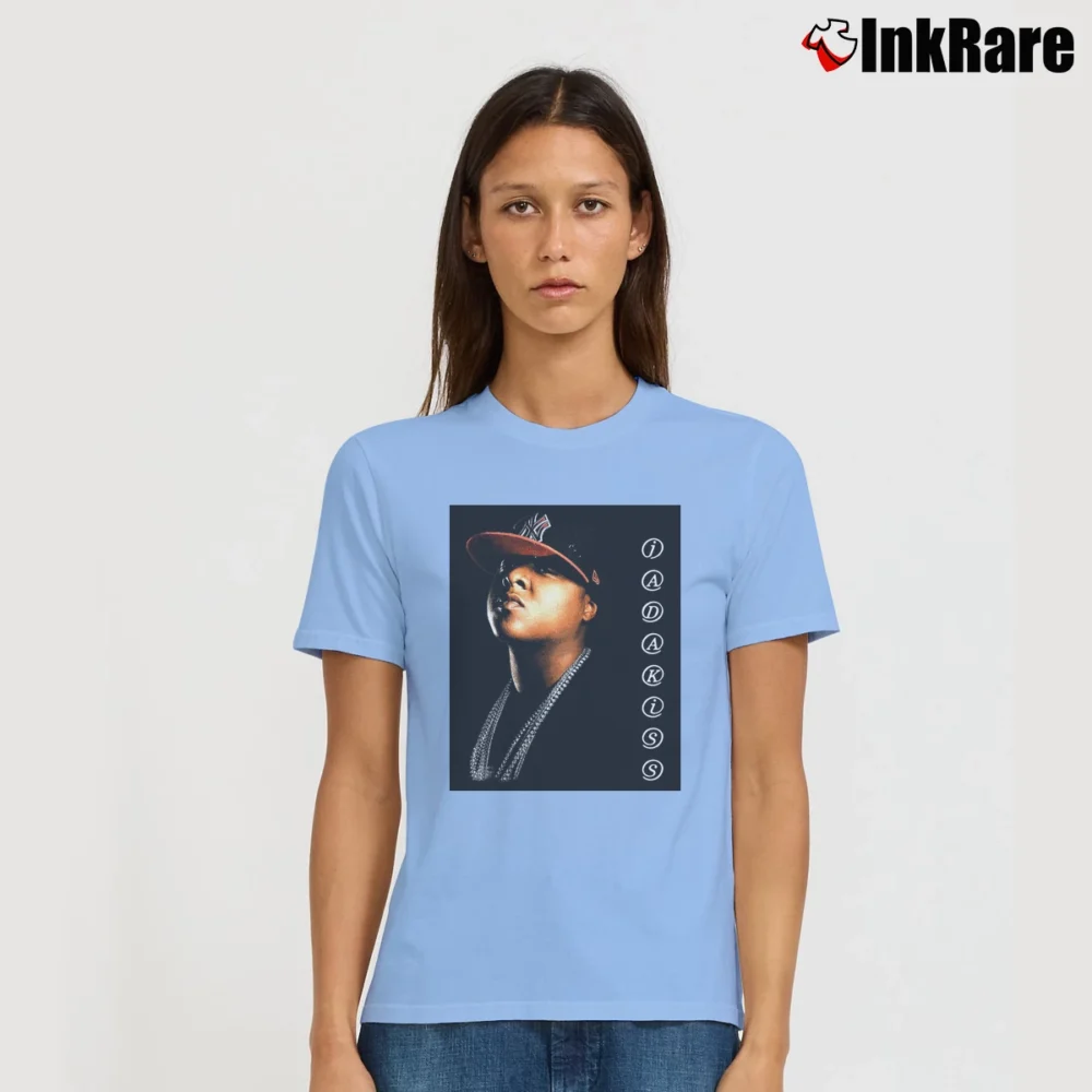 Women’s Jadakiss Rap Hip Hop Bandit Signature T-Shirt in light blue | Soft, Flattering Fit