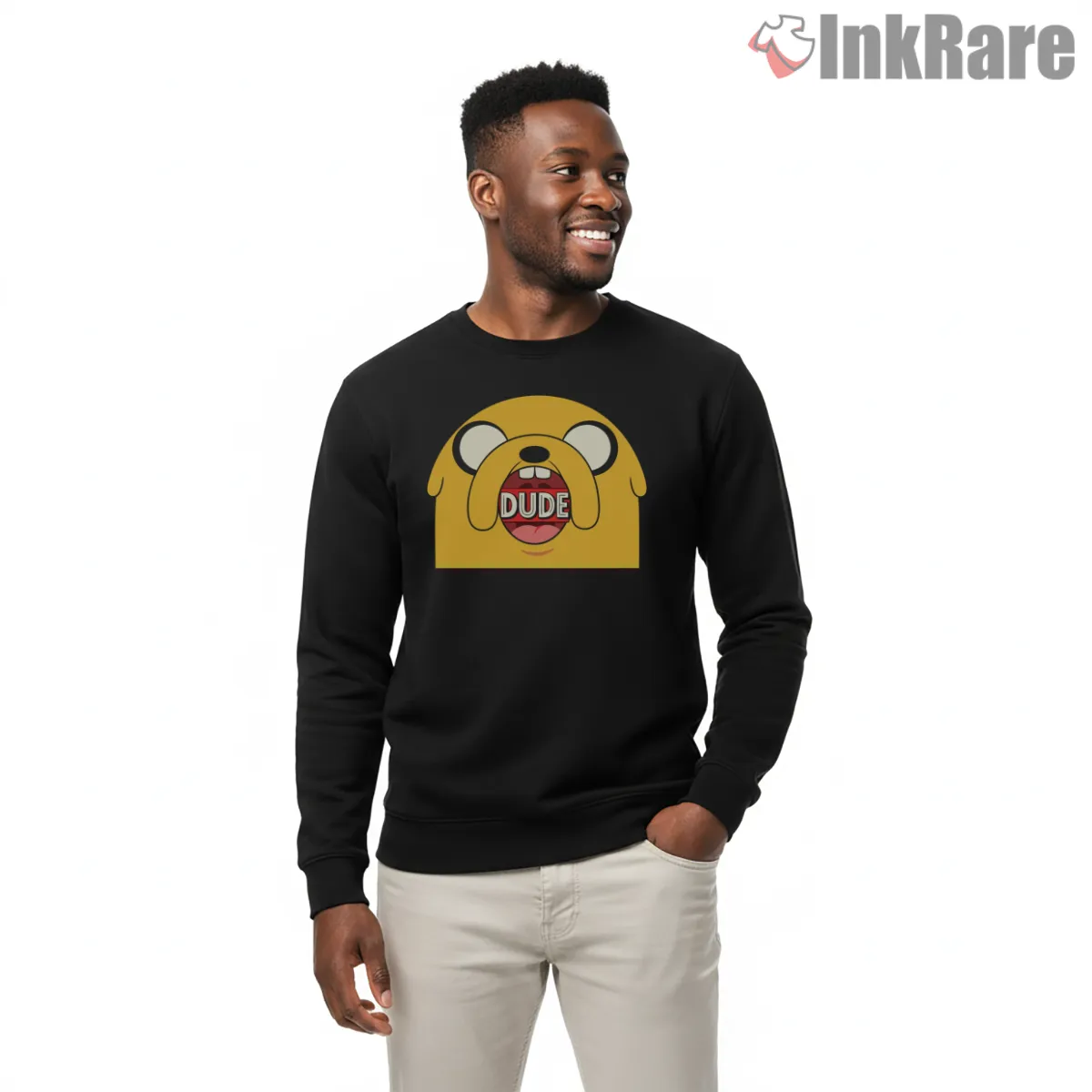 Jake Dude Quote Face Close Up Cartoon Shirt Jake Dude Quote Face Close Up Cartoon Shirt on graphic shirt for men graphic tee