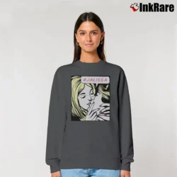 Women’s Jake Paul Jalissa Relaxed Sweatshirt in charcoal | Soft, Laid-Back Vibe