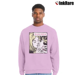 Men’s Jake Paul Jalissa Crewneck Sweatshirt in light pink | Cozy Fabric, Clean Style