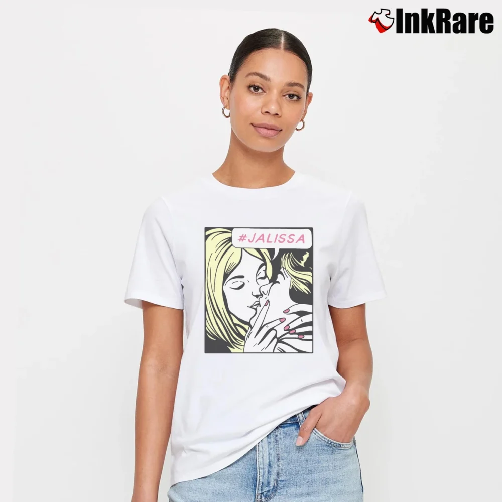 Women’s Jake Paul Jalissa Signature T-Shirt in white | Soft, Flattering Fit