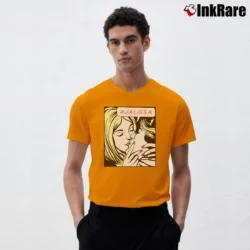 Men’s Jake Paul Jalissa V-Neck Tee in orange | Sharp, Breathable, Everyday Staple