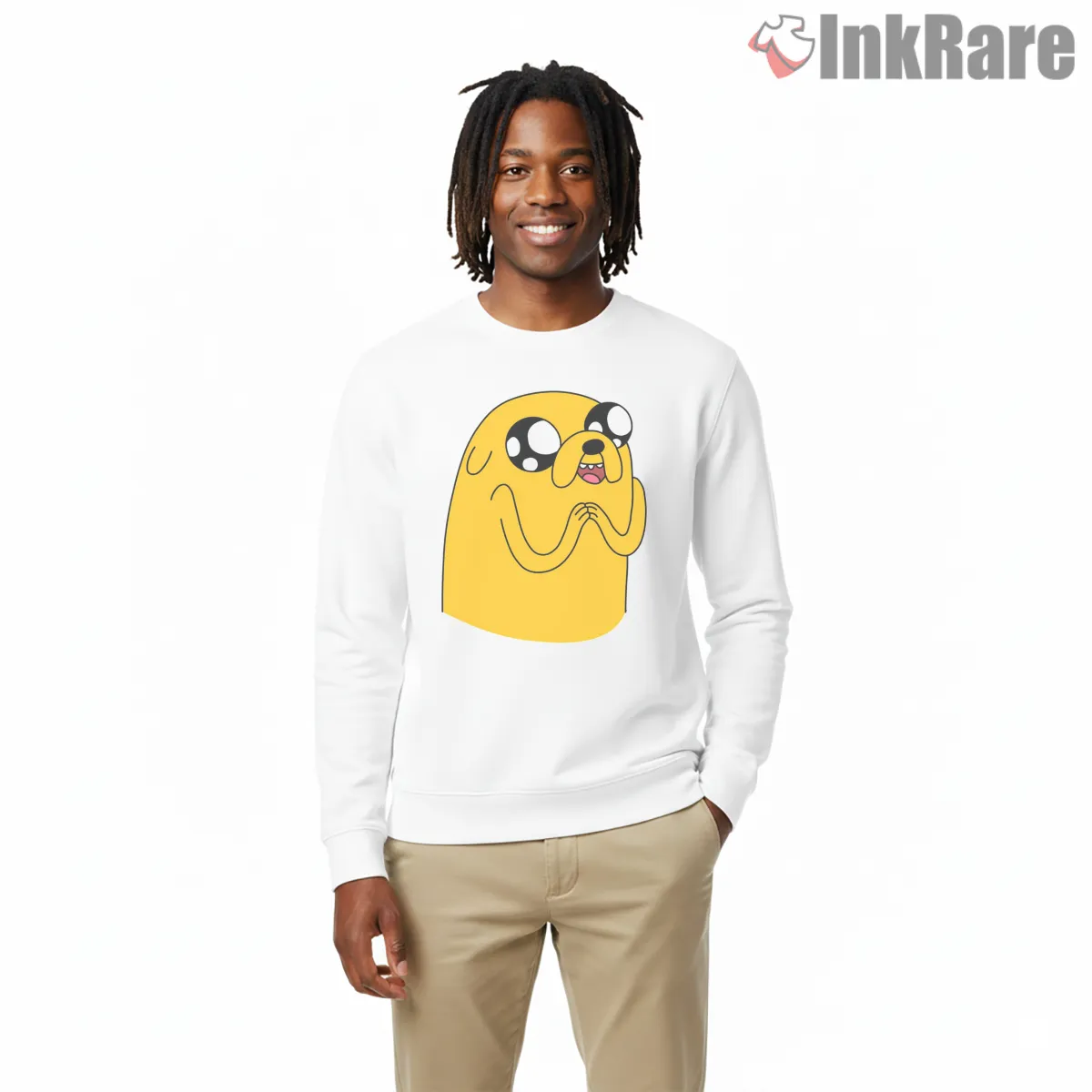 Jake Sparkly Eyes Cute Expression Cartoon Shirt Jake Sparkly Eyes Cute Expression Cartoon Shirt on graphic shirt for men graphic tee