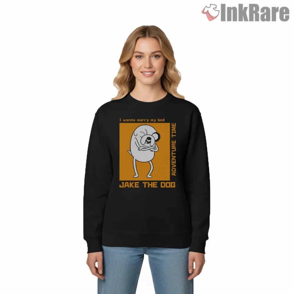 Jake The Dog Simple Standing Character Cartoon Shirt on graphic shirt for women graphic tee