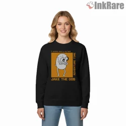 Jake The Dog Simple Standing Character Cartoon Shirt on graphic shirt for women graphic tee