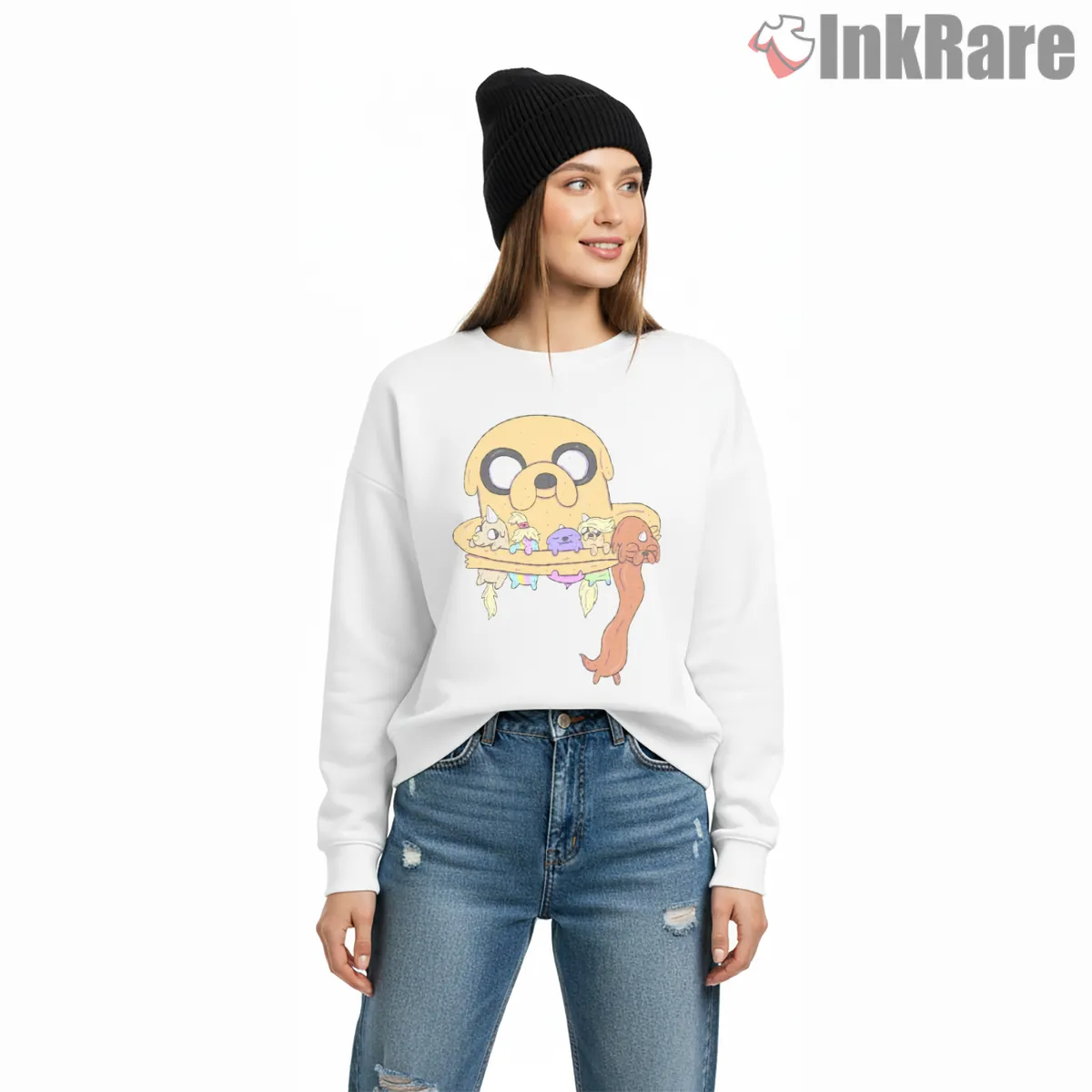 Jake With Pups Cute Family Cartoon Shirt Jake With Pups Cute Family Cartoon Shirt on graphic shirt for women graphic tee