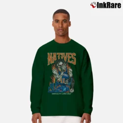 Men’s jalen brunson natives basketball star new york fan Long-Sleeve Shirt in forest green | Sleek, Lightweight, Year-Round Wear