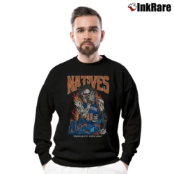 Men’s jalen brunson natives basketball star new york fan Crewneck Sweatshirt in black | Cozy Fabric, Clean Style
