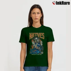 Women’s jalen brunson natives basketball star new york fan Signature T-Shirt in forest green | Soft, Flattering Fit