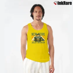 Men’s jalen brunson new york knicks nba basketball fan Tank Top in yellow | Breathable, Active-Friendly Design