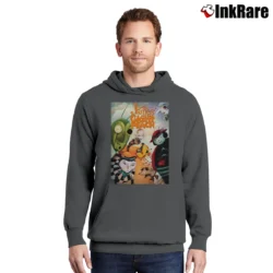Men’s James And The Giant Peach Poster Pullover Hoodie in charcoal | Cozy, Durable, Modern Fit