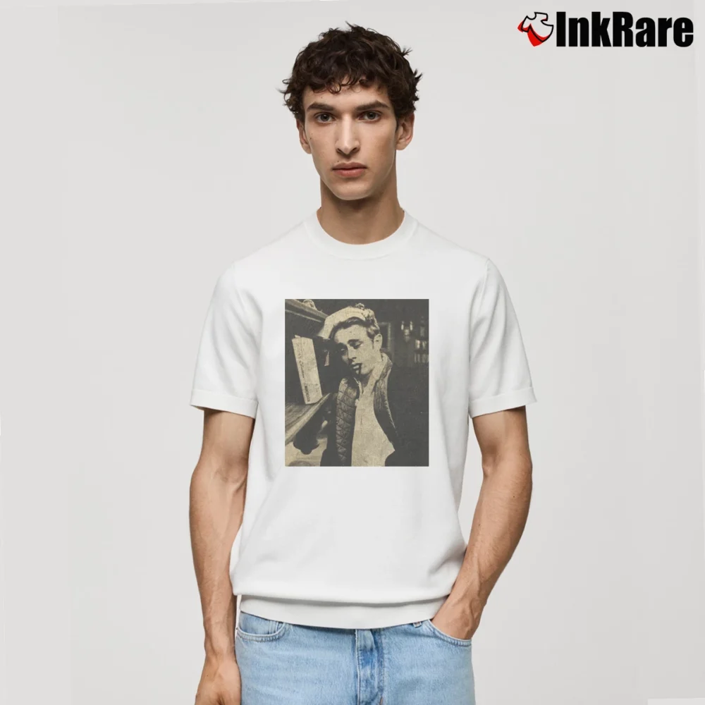 Men’s James Dean Classic T-Shirt in white | Soft, Breathable Everyday Wear