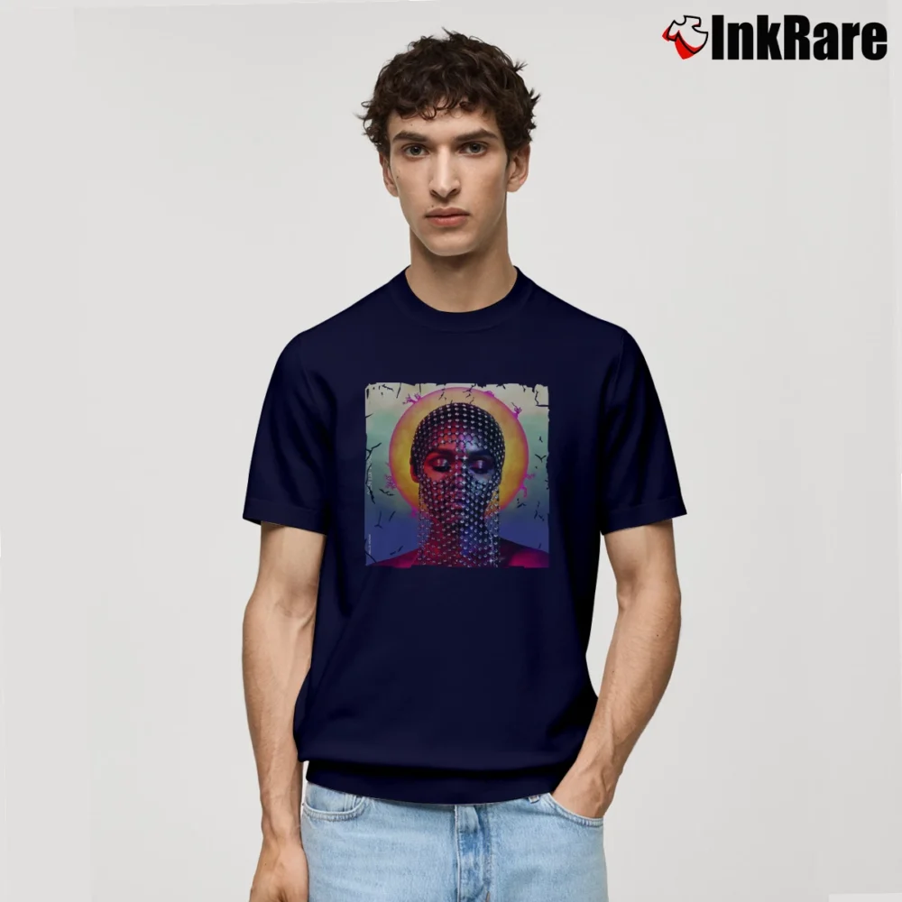 Men’s Janelle Monae Dirty Computer Fashion Classic T-Shirt in navy | Soft, Breathable Everyday Wear