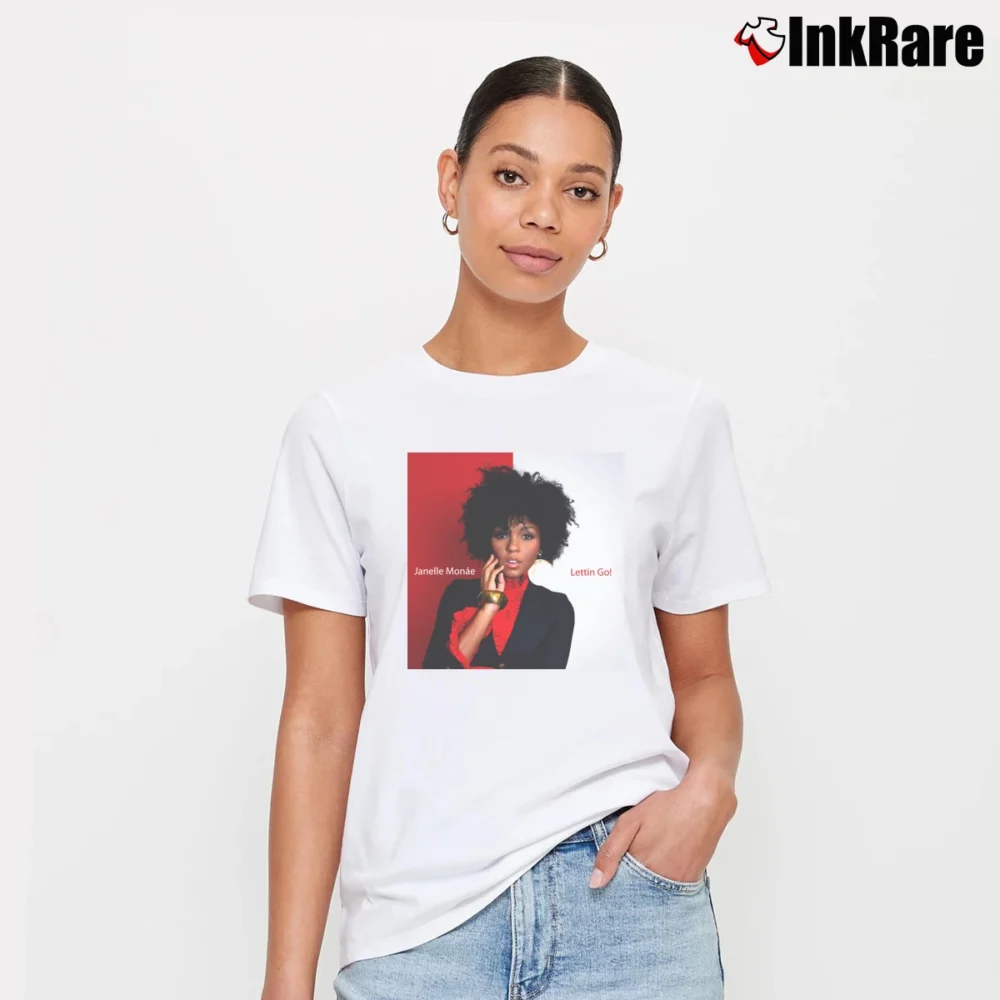 Women’s Janelle Monae The Audition Signature T-Shirt in white | Soft, Flattering Fit