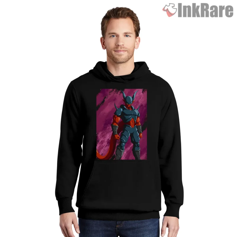 Janemba Dark Demon Crimson Texture Shirt on black hoodie for men graphic tee