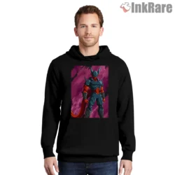 Janemba Dark Demon Crimson Texture Shirt on black hoodie for men graphic tee