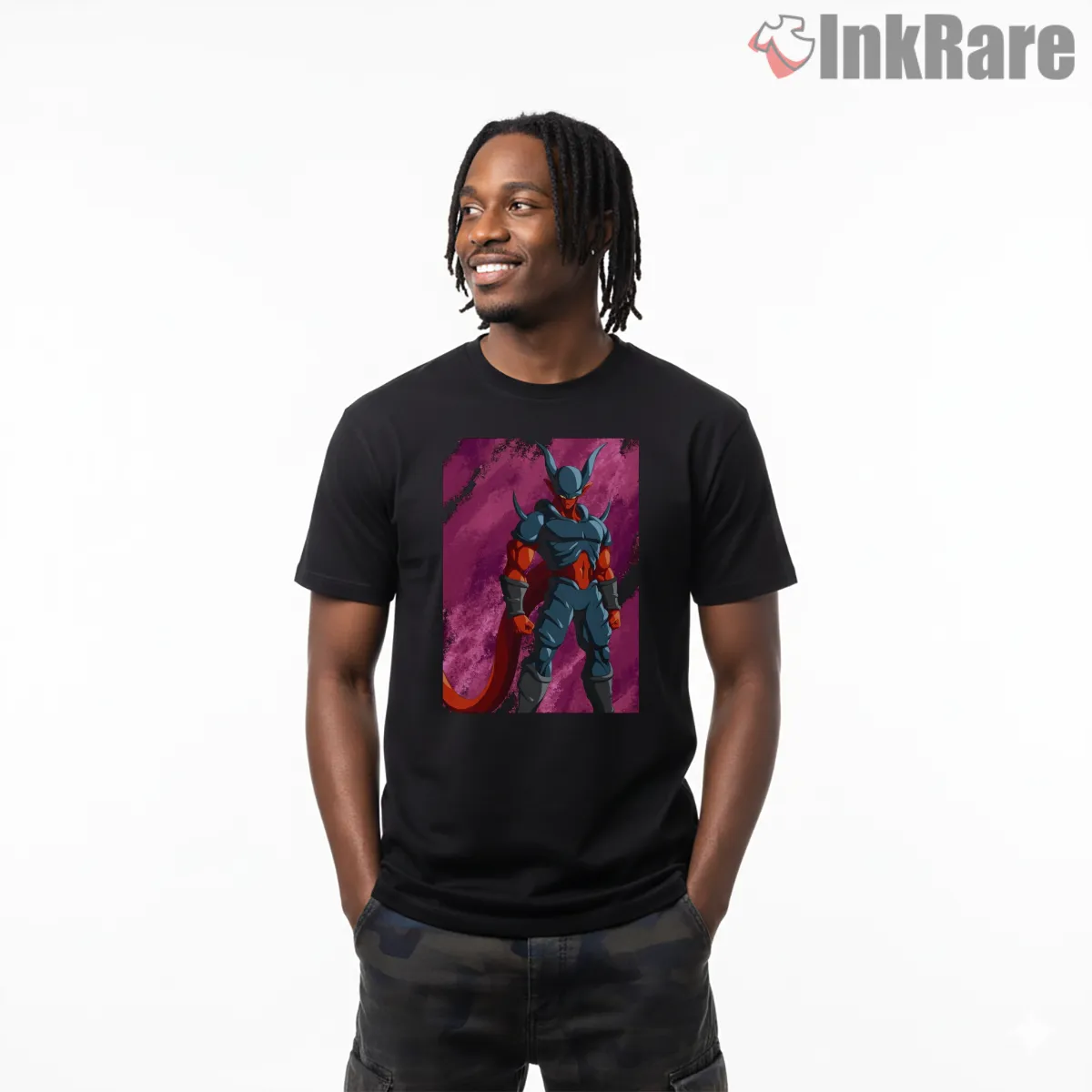Janemba Dark Demon Crimson Texture Short Sleeve Black Janemba Dark Demon Crimson Texture Shirt on black short sleeve shirt for men graphic tee