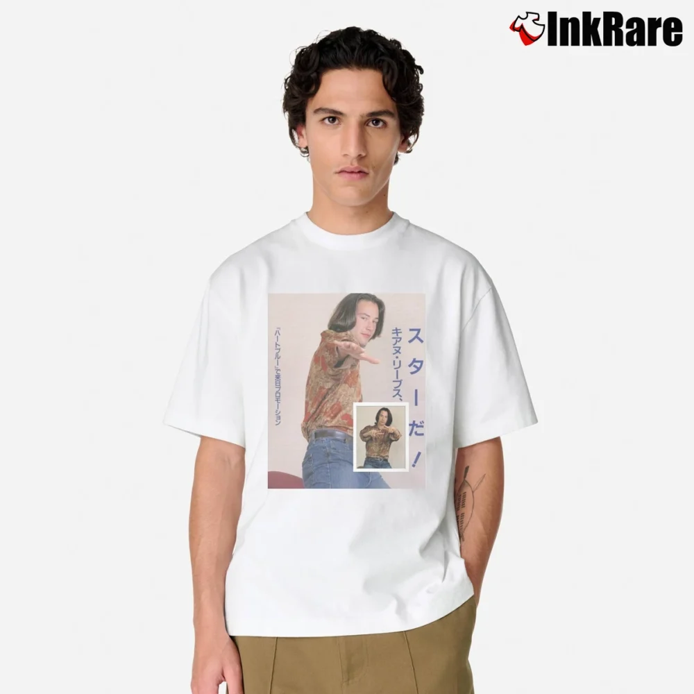 Men’s Japanese Point Break Classic T-Shirt in white | Soft, Breathable Everyday Wear