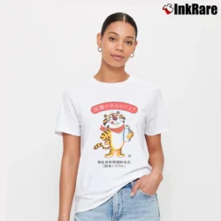 Women’s Japanese Tony The Tiger T-Shirt in white | Soft, Flattering Fit