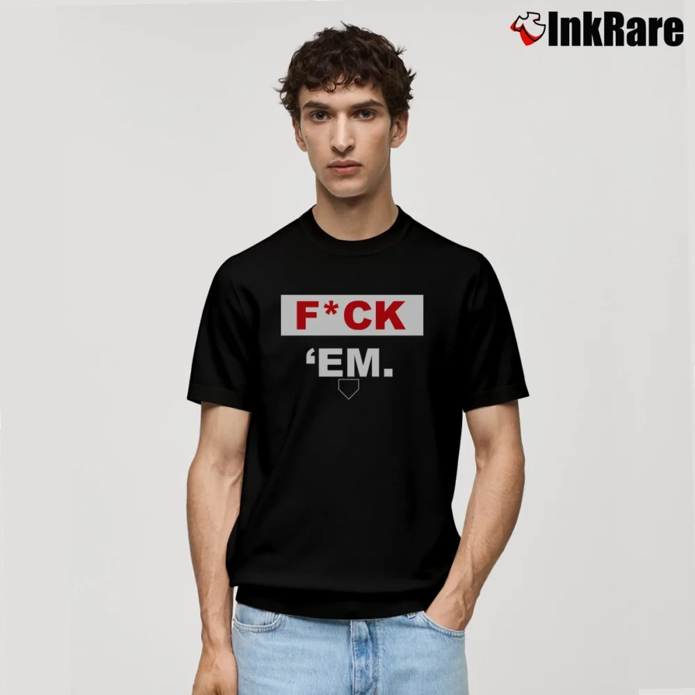 Men’s jarren duran fck em for Bold Baseball Fans Classic T-Shirt in black | Soft, Breathable Everyday Wear