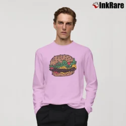 Men’s Jason Polan Graphic Long-Sleeve Shirt in light pink | Sleek, Lightweight, Year-Round Wear