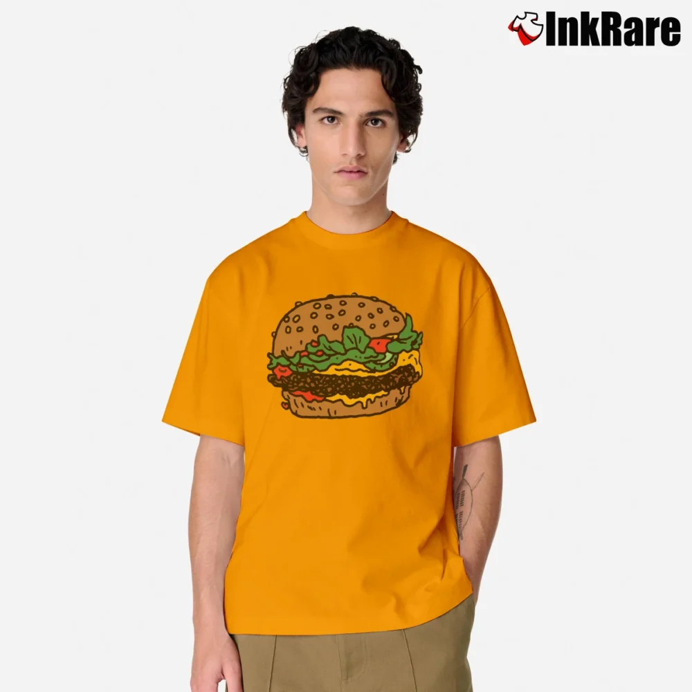 Men’s Jason Polan Graphic Classic T-Shirt in orange | Soft, Breathable Everyday Wear