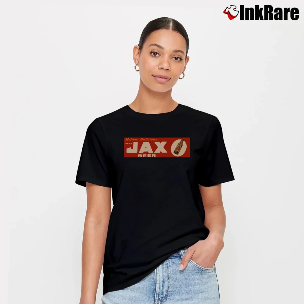 Women’s Jax Beer New Orleans Vintage Graphic Signature T-Shirt in black | Soft, Flattering Fit