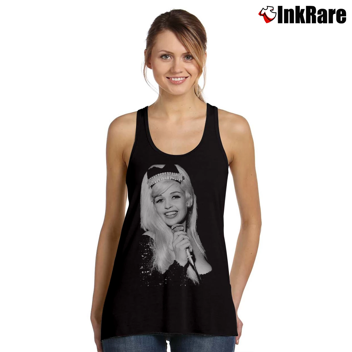 Women’s Jayne Mansfield 1950s Too Hot Tank Top in black | Lightweight, Movement-Friendly