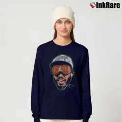 Women’s jayson tatum vintage for NBA and Celtics Fans Long-Sleeve Top in navy | Sleek, Versatile, All-Season