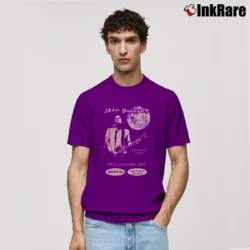 Men’s Jeff Buckley Fleece And Firkin Classic T-Shirt in purple | Soft, Breathable Everyday Wear