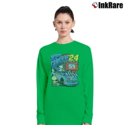 Women’s Jeff Gordon Nascar Snoopy Charlie Brown Racing Long-Sleeve Top in irish green | Sleek, Versatile, All-Season