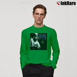 Men’s Jeff Healey Band Tour Long-Sleeve Shirt in irish green | Sleek, Lightweight, Year-Round Wear