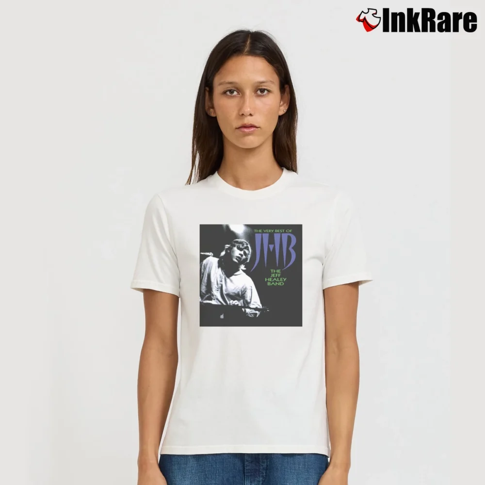 Women’s Jeff Healey Band Tour Signature T-Shirt in white | Soft, Flattering Fit