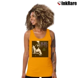 Women’s Jeff Healey Band Tour Tank Top in orange | Lightweight, Movement-Friendly