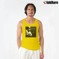 Men’s Jeff Healey Band Tour Tank Top in yellow | Breathable, Active-Friendly Design