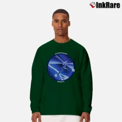 Men’s Jefferson Starship Dragon Fly Band Long-Sleeve Shirt in forest green | Sleek, Lightweight, Year-Round Wear