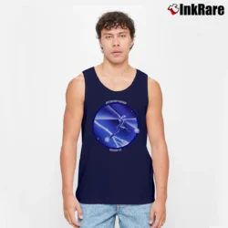 Men’s Jefferson Starship Dragon Fly Band Tank Top in navy | Breathable, Active-Friendly Design