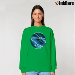Women’s Jefferson Starship Dragon Fly Black Relaxed Sweatshirt in irish green | Soft, Laid-Back Vibe