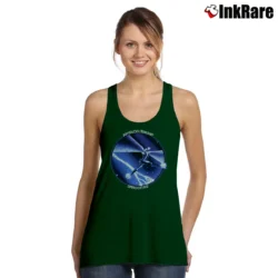 Women’s Jefferson Starship Dragon Fly Black Tank Top in forest green | Lightweight, Movement-Friendly
