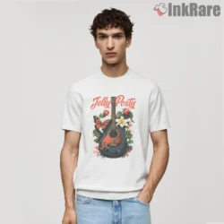 Jelly Roll And Post Malone Floral Guitar Album Tribute Shirt on white short sleeve shirt for men graphic tee