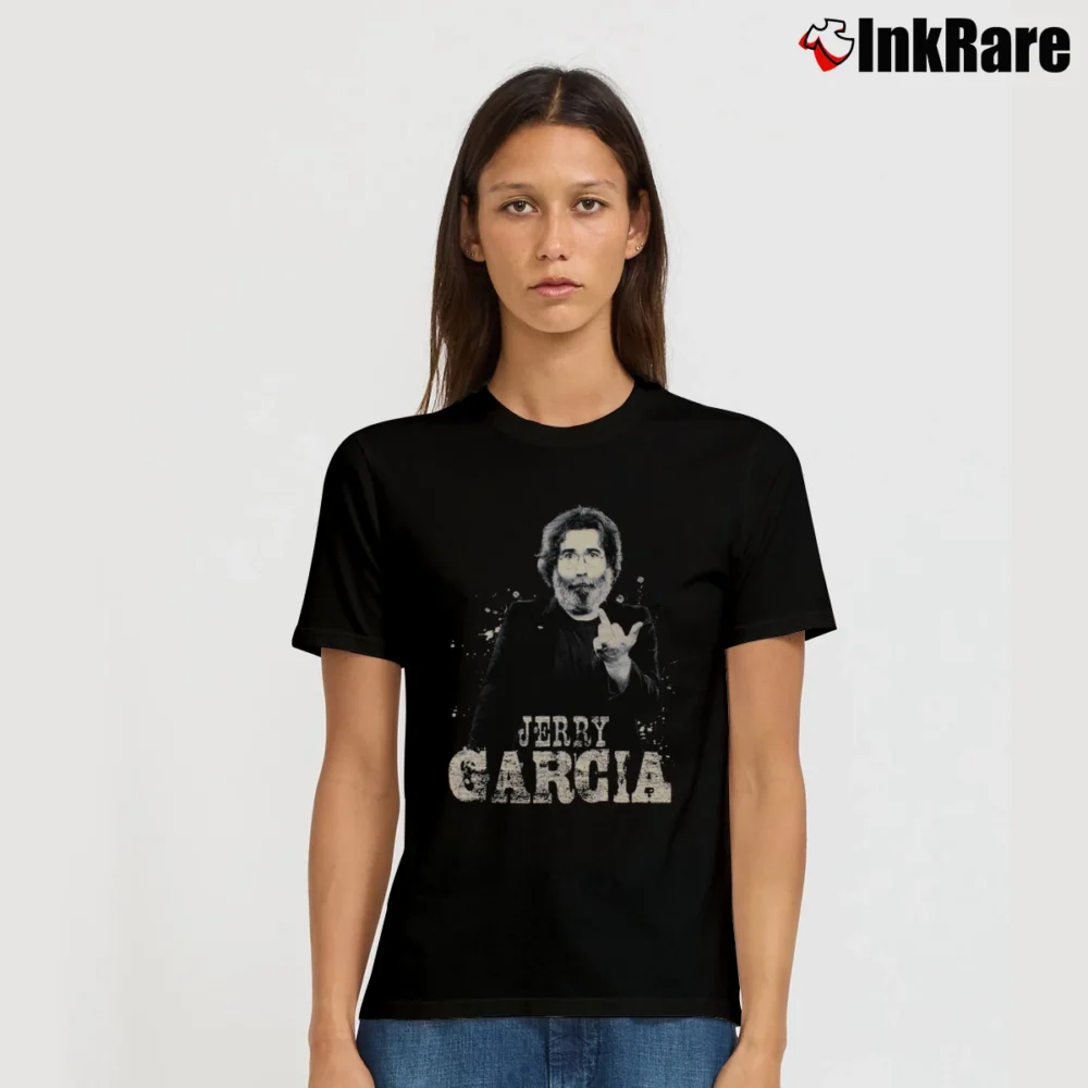 Women’s Jerry Garcia Finger Signature T-Shirt in black | Soft, Flattering Fit