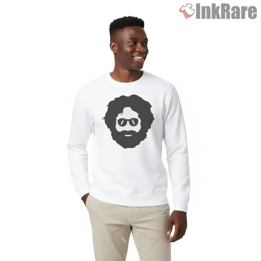 Jerry Garcia Grateful Dead Icon Silhouette Shirt on graphic shirt for men graphic tee
