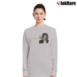 Women’s Jesse Eisenberg Celebrity Tribute Long-Sleeve Top in sport grey | Sleek, Versatile, All-Season