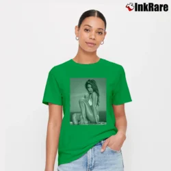 Women’s Jessica Alba Celebrity Fan Graphic Signature T-Shirt in irish green | Soft, Flattering Fit