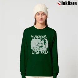 Women’s Jesus Lizard 90s Alternative Band Long-Sleeve Top in forest green | Sleek, Versatile, All-Season