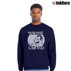 Men’s Jesus Lizard 90s Alternative Band Crewneck Sweatshirt in navy | Cozy Fabric, Clean Style
