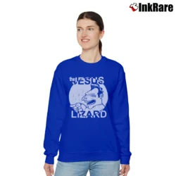 Women’s Jesus Lizard 90s Alternative Band Relaxed Sweatshirt in royal blue | Soft, Laid-Back Vibe