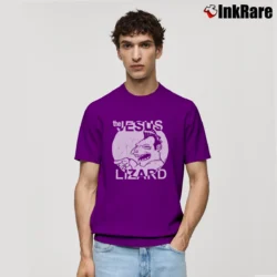 Men’s Jesus Lizard 90s Alternative Band Classic T-Shirt in purple | Soft, Breathable Everyday Wear