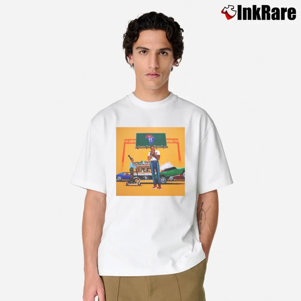 Men’s Jidenna 85 To Africa Graphic Classic T-Shirt in white | Soft, Breathable Everyday Wear